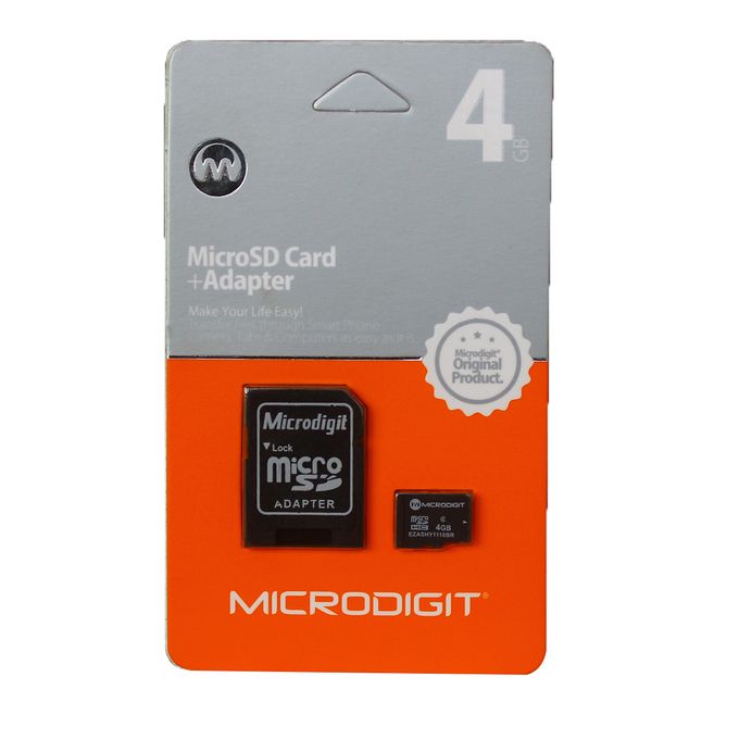 4GB MicroDigit Memory Card