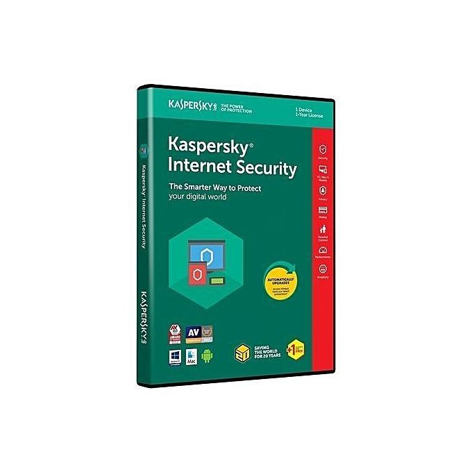 Kaspersky Internet Security – 1 User + 1 Free