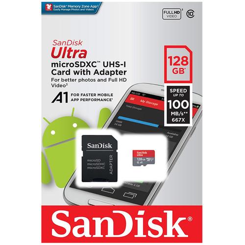 Sandisk 128GB Ultra A1 Memory Card