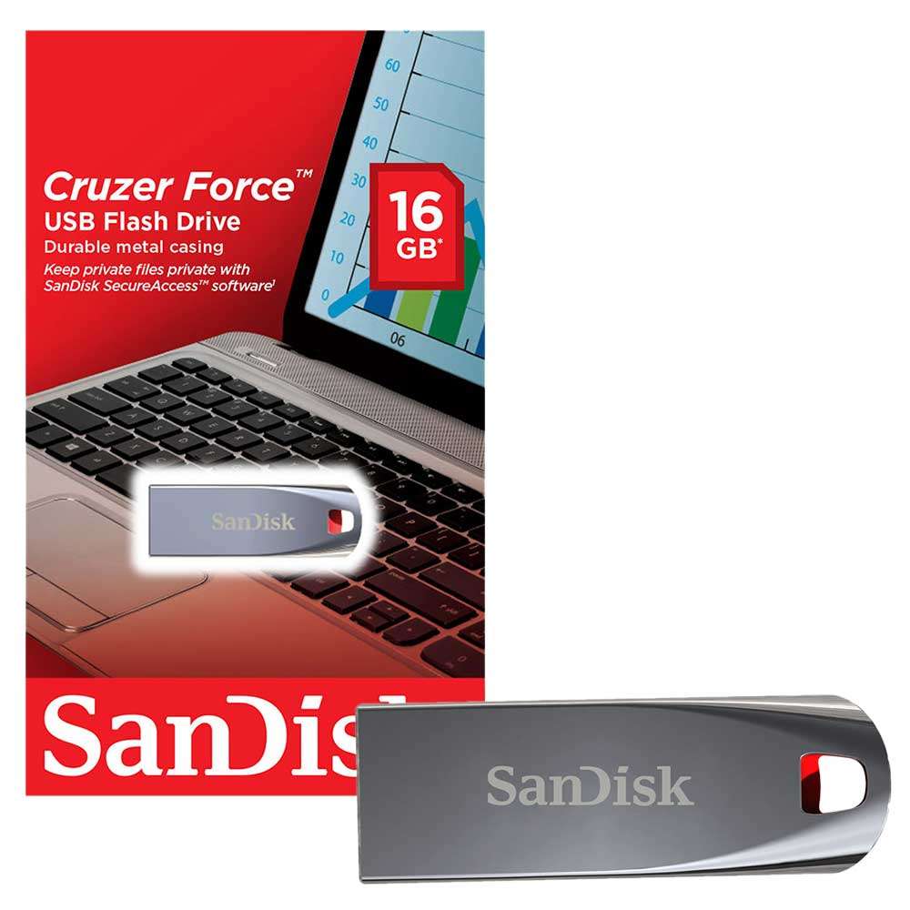 16GB SanDisk Cruzer Force Flash Drive