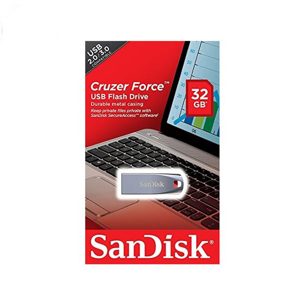 32GB SanDisk Cruzer Force Flash Drive